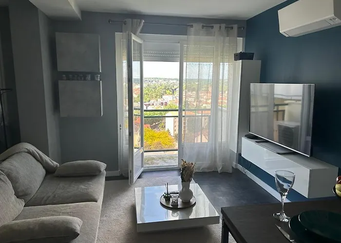 Et Equipe Avec Vue Sur Le Bassin Vichyssois Apartament *